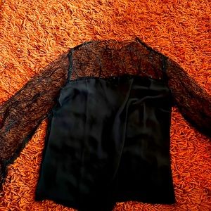Lace detail blouse